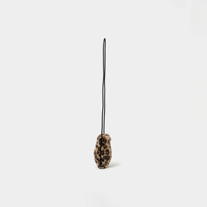 ファーショルダーバッグ ハートチャーム付き