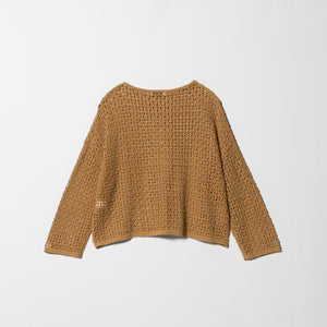 メッシュ ニット プルオーバー ウォッシャブル