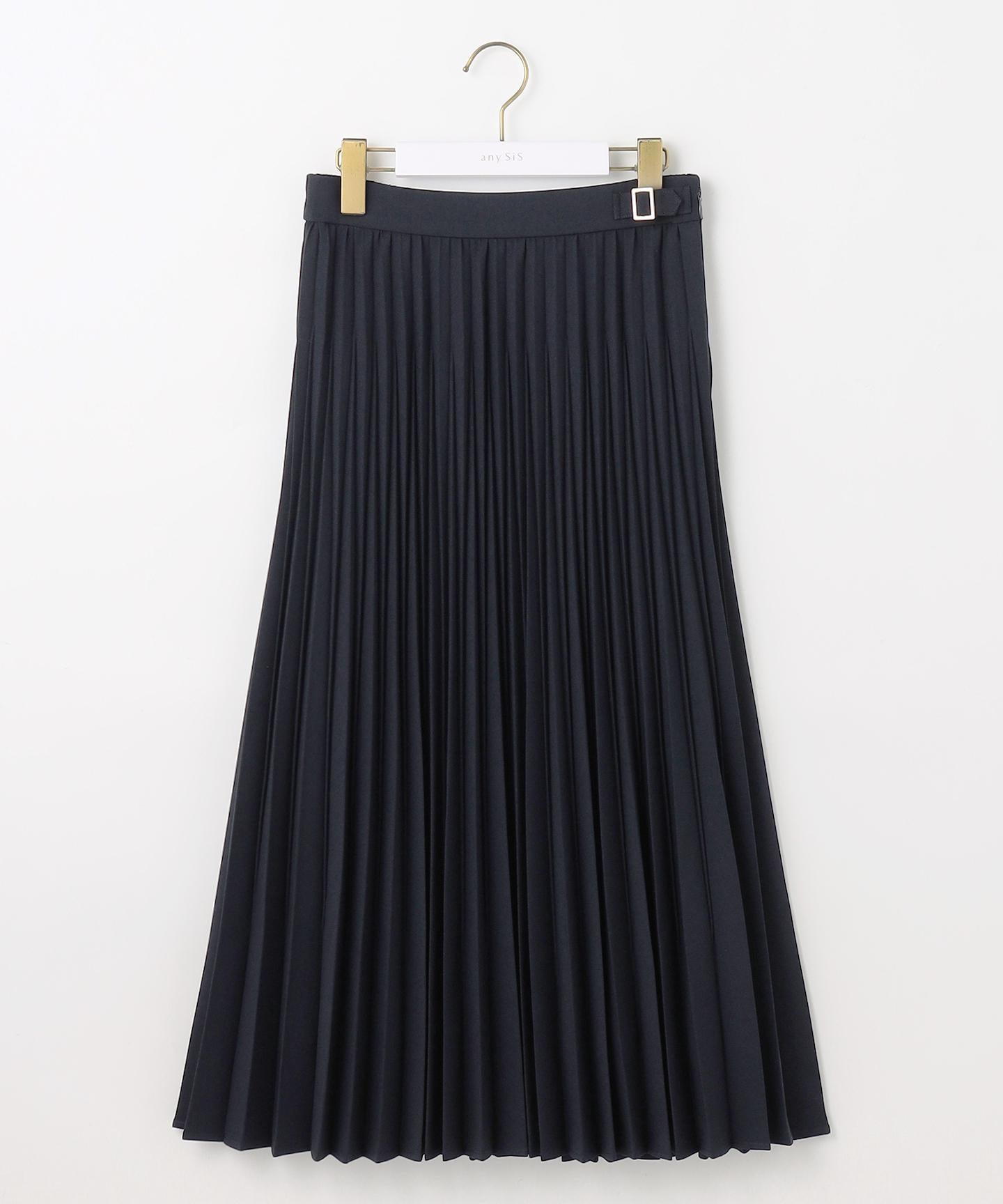 ウーステッドエステル  プリーツスカート