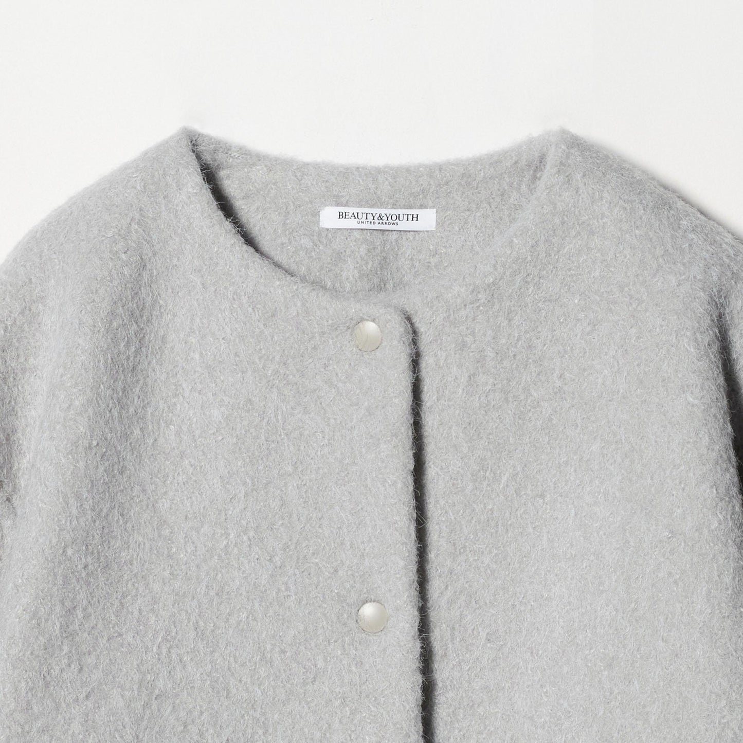 ブークレ ノーカラーブルゾン