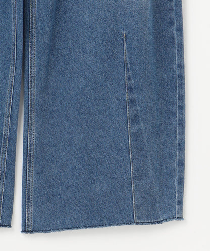 LIGHT DENIM バレルワイド パンツ