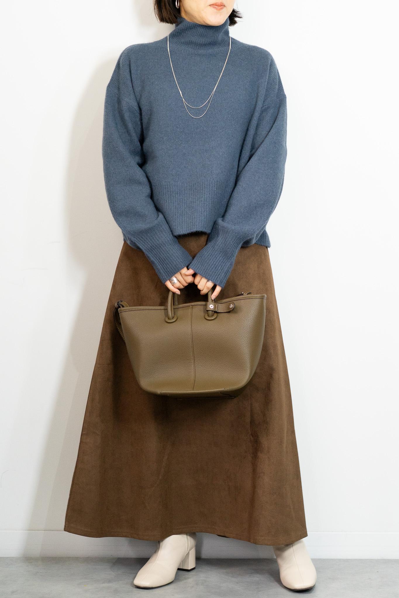 FOX混ボリュームスリーブニット