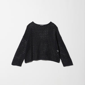 メッシュ ニット プルオーバー ウォッシャブル