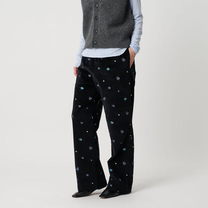 エンブロイダリー イージーパンツ