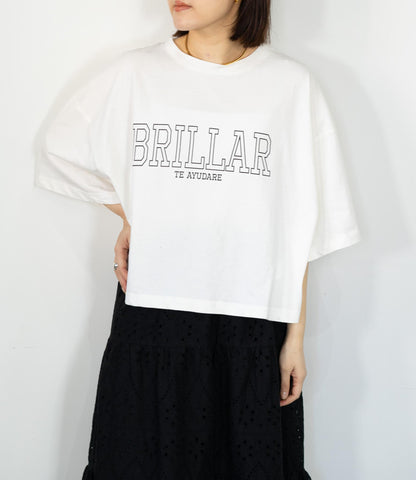 クロップドロゴTシャツ