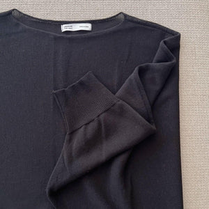 リネンざっくりニットケープ