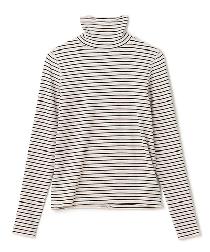 コットンカシミヤ タートルネックカットソー