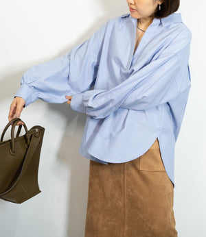 オックスコットンスキッパーシャツ