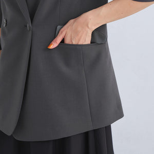 エアシカル ショート スリーブ ジャケット -マシンウォッシャブル・ストレッチ・UVカット-