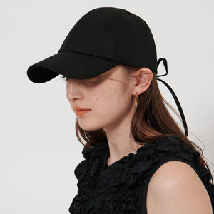 コットン バックリボン キャップ UV