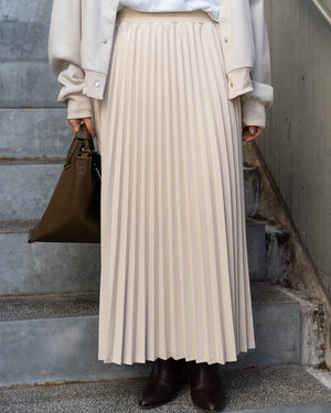ラメプリーツフレアスカート