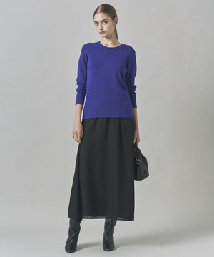 エクストラファインメリノ クルーネックプルオーバー