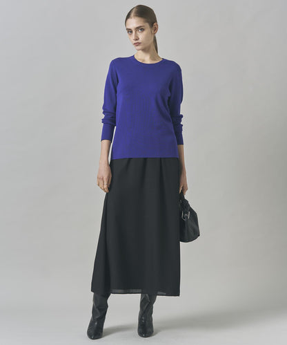 エクストラファインメリノ クルーネックプルオーバー