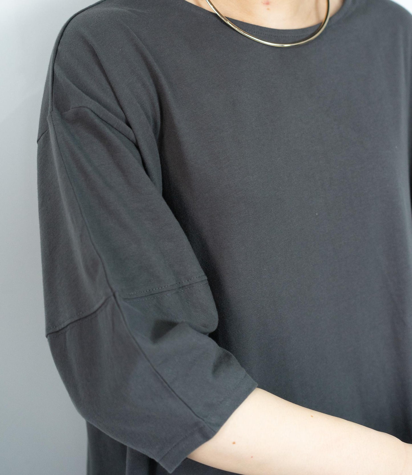 コクーンスリーブストレートワンピース