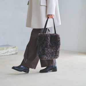 フェイクボア ワンショルダーバッグ