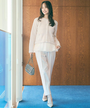 ミニストーンバックル パンプス