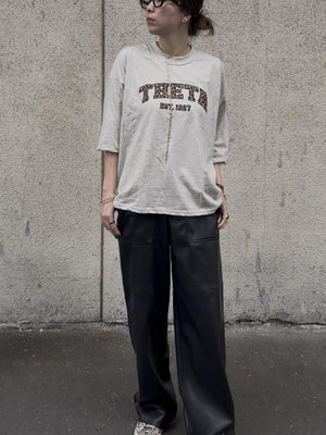 レオパードロゴロングTシャツ