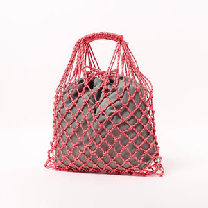 パラコード ネット ショルダーバッグ/かごバッグ