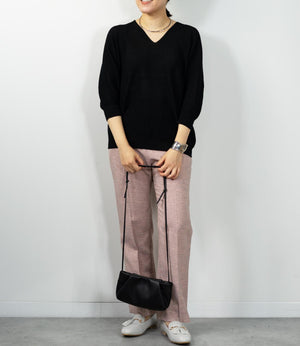 ホールガーメンVネックトニット