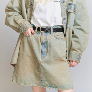 シンプル レザー ベルト