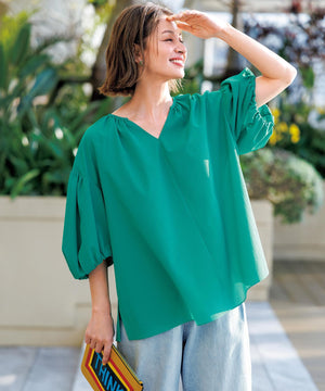 BREEZEMOVE ボリュームブラウス