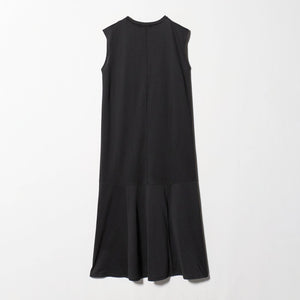 【WEB限定 Wardrobe DAILY MINIMAL】ティアード フレンチスリーブワンピース 接触冷感 吸水速乾