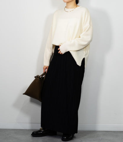 カシミアライク2wayニット