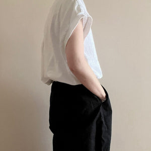 キャップスリーブボックスTシャツ