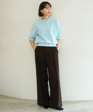 マイビューティ タックワイドパンツ