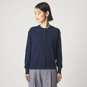 ＜1_OF MINE＞クルーネック ニット カーディガン