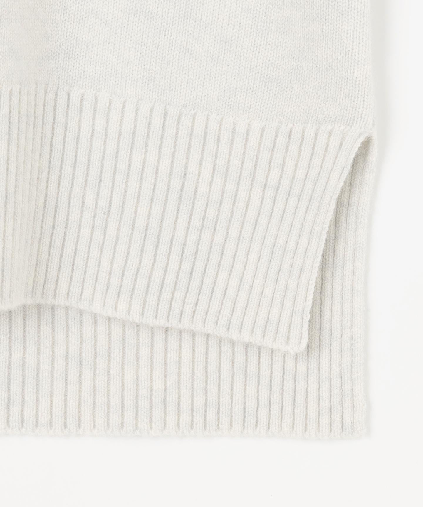 ウールカシミヤミックス ロールネック ニット