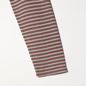 シアー マルチボーダー ロングスリーブ Tシャツ