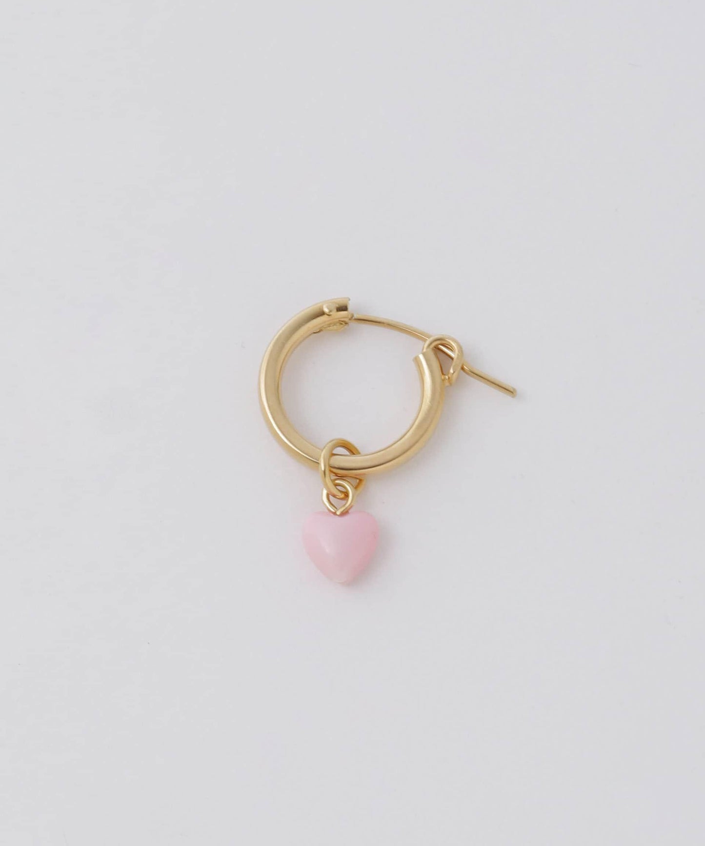 ハートストーンピアス