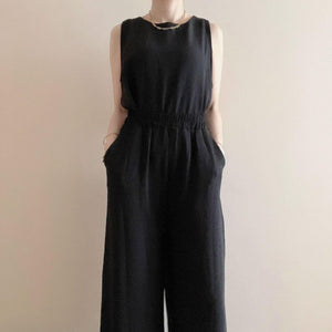 ノースリ ワイドスラックスセットアップ