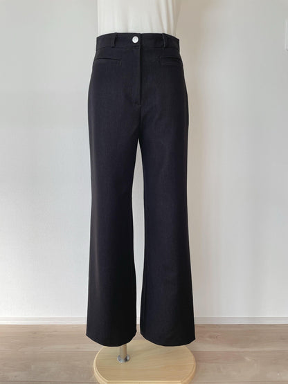 スパンデックスデニムライクパンツ