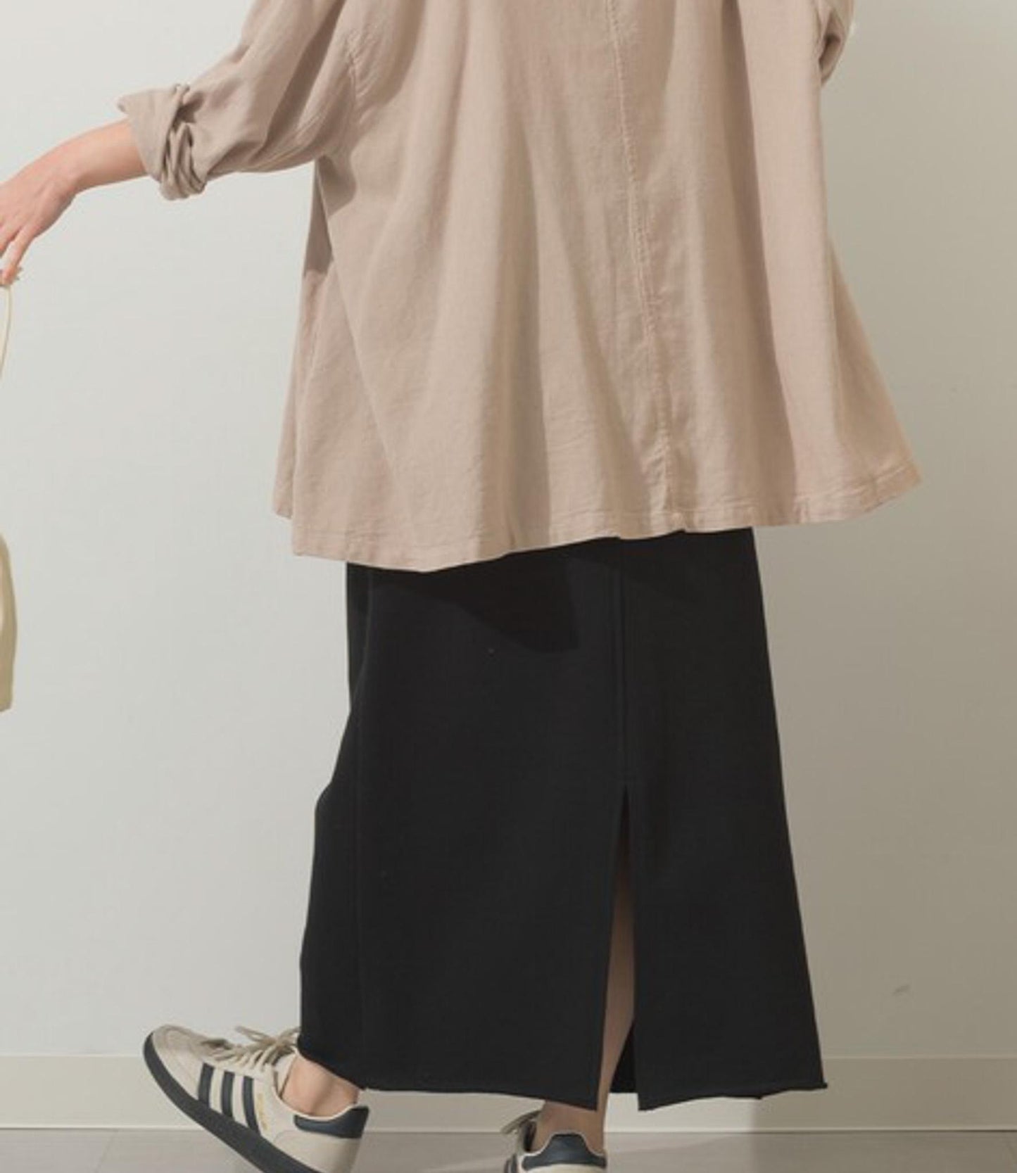 裏毛ロングスカート