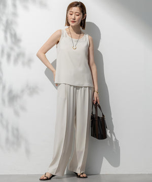 シャイニーリブ タンクトップ