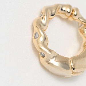 ネジリ フープ 2WAY カフ イヤリング