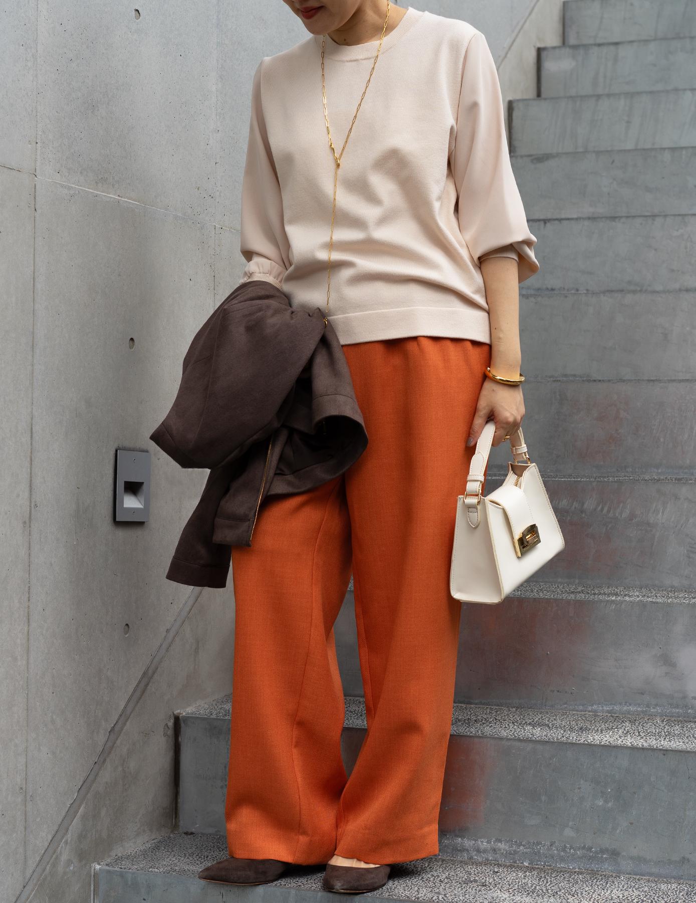 ワイドストレートパンツ