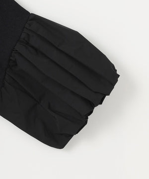 ストレッチクリアパフ袖 ニット