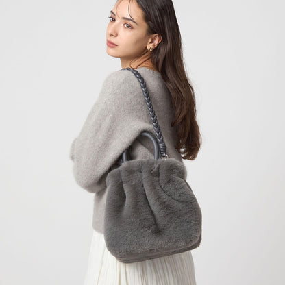 フェイクファー2WAY トートバッグ / ショルダーバッグ