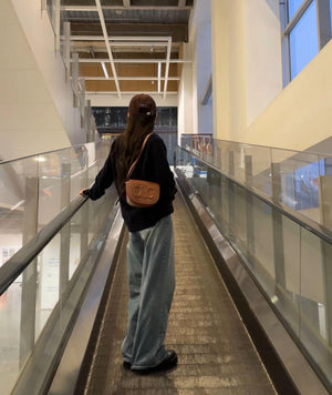 ルーズフィットワイドジーンズ