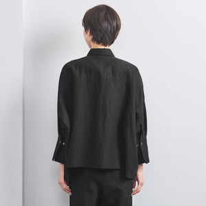 リネン ドルマン シャツ