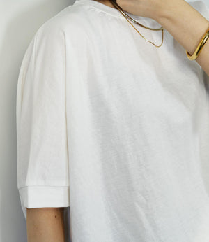 接触冷感オーバーカットソー