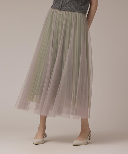 チュールリバーシブルスカート
