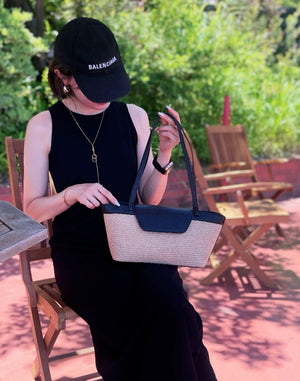 ストローワイドショルダーバッグ