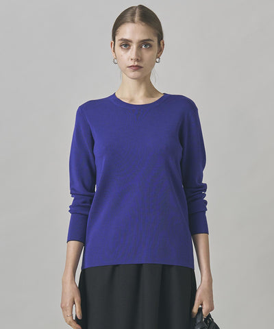 エクストラファインメリノ クルーネックプルオーバー