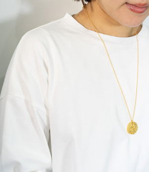 ポイントカラーロングTシャツ