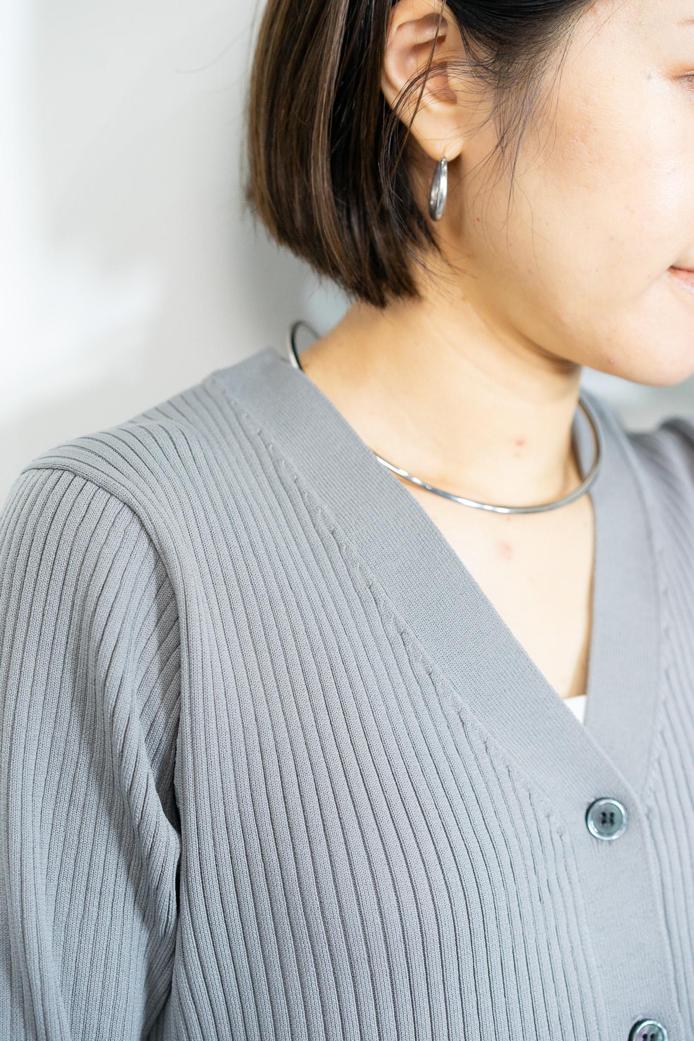 スポンディッシュペプラムカーディガン