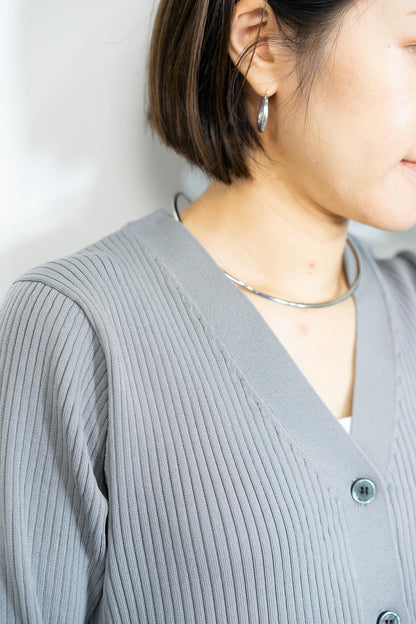 スポンディッシュペプラムカーディガン